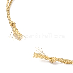 Изготовление плетеного браслета из полиэфирного шнура&nbsp;AJEW-JB01376