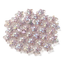 УФ-покрытие Радужные радужные прозрачные акриловые бусины&nbsp;OACR-C007-06F