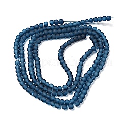 Fili di perline di vetro trasparenti per pitturare&nbsp;X-GLAA-S031-4mm-31
