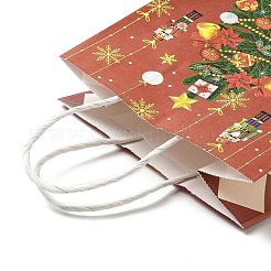 Рождественские щелкунчики крафт-бумажные пакеты&nbsp;ABAG-B006-03C