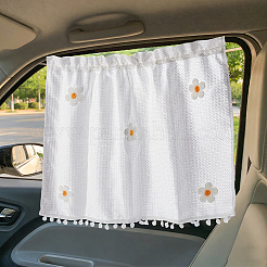 1 Stück universelle Sonnenschutzblenden für die hinteren Seitenscheiben von Autos aus Polyester&nbsp;AJEW-CN0007-87