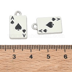 Spielkarten-Anhänger aus Emaille&nbsp;FIND-D044-27P-01