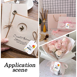 150шт бумажные подарочные бирки CDIS-SP0001-21E