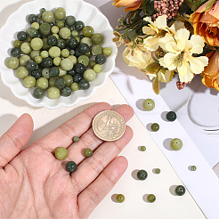 120 stücke 4 arten natürliche chinesische jade/südlichen jade perlen&nbsp;G-PA0002-14