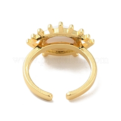 Акриловое кольцо-манжета с конским глазом RJEW-B042-04G-01