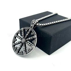 Винтажные подвески в виде якоря викингов из нержавеющей стали 304 для мужчин.&nbsp;VB2493