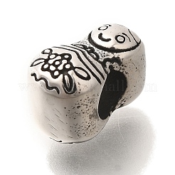 Европейские бусины из нержавеющей стали 304 STAS-G350-05AS