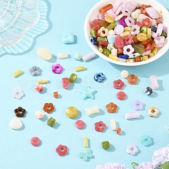 178 шт. непрозрачные и прозрачные акриловые бусины&nbsp;MACR-YW0004-44