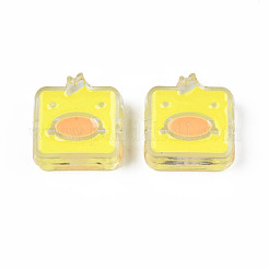 Прозрачные акриловые бусины&nbsp;ACRC-S039-09C