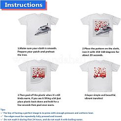 Набор наклеек с логотипом для теплопереносной пленки для домашних животных DIY-WH0230-065