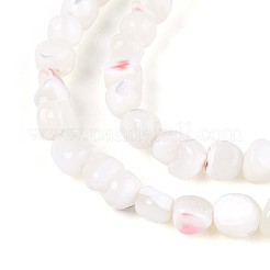 Нити бусин из натуральных трохоидных/трохус ракушек SSHEL-N040-07