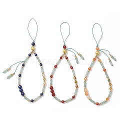 Ремешки для мобильных телефонов из натурального лазурита HJEW-JM03425