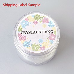 Filo di cristallo elastico piatto&nbsp;EW-F002-08