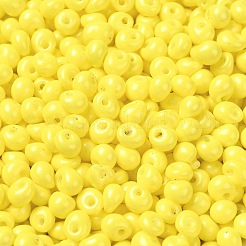 6/0 perline di semi di vetro con vernice opaca per cottura a forno&nbsp;SEED-M012-02A-24