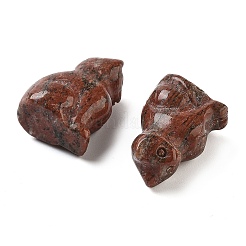 Резные фигурки из натуральной кунжутной яшмы&nbsp;DJEW-L023-B02