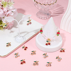 24 шт. 4-х цветные подвески из легкого сплава золота&nbsp;FIND-SC0019-71