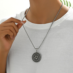 Ожерелья с подвесками из нержавеющей стали в стиле панк-201&nbsp;VP2873-2