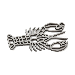 Pendentifs en acier inoxydable 201 sur le thème de l'océan&nbsp;LS-STAS-G366-08P-01