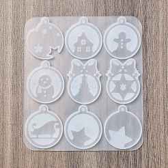 Силиконовые Молды для подвесок рождественской серии SIL-B075-05A