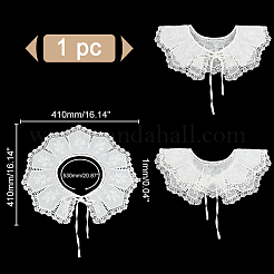 Kragen aus computergesteuerter Stickerei aus Polyester&nbsp;AJEW-WH0250-78