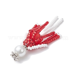 3 шт. 3-х цветные стеклянные бусины большие подвески&nbsp;PALLOY-MZ00687