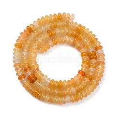 Natürliche goldene Seidenjadeperlenstränge&nbsp;G-NH0009-01A