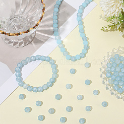 2 прядь хрустящие стеклянные бусины нити GLAA-LT0001-01B