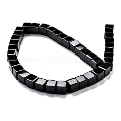 Бусины из натурального черного оникса&nbsp;G-H266-09B