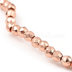 Braccialetti sintetici con perline di ematite non magnetica&nbsp;BJEW-E084-01