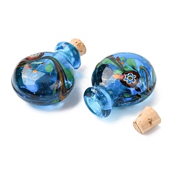 Подвески ручной работы бусины бутылки духов&nbsp;LAMP-H072-01D