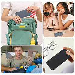 9 шт. 3-х цветный футляр для очков из искусственной кожи&nbsp;AJEW-GL0003-20