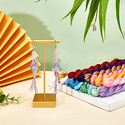 16 связка плетеных полиэфирных шнуров 16 цветов OCOR-PH0001-99