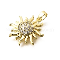 Pendenti in ottone con zirconi chiari&nbsp;KK-B187-10G