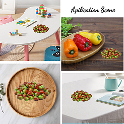 Мини-модель из пенопласта с имитацией оливы DJEW-WH0042-23