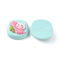Cabochon in resina opaca simpatico cartone animato&nbsp;CRES-O006-06E