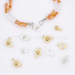 20 шт. 2 цвета 201 нержавеющая сталь застежки-кнопки STAS-UN0052-99