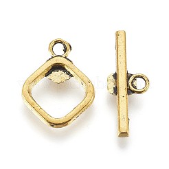 Застежки-тумблеты из тибетского сплава PALLOY-J471-26AG