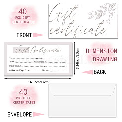 Подарочная карта из специальной бумаги&nbsp;AJEW-WH0832-016