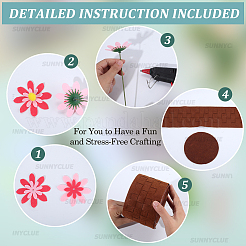 1 Set Vliesstoff-Materialpaket&nbsp;DIY-SC0032-33B