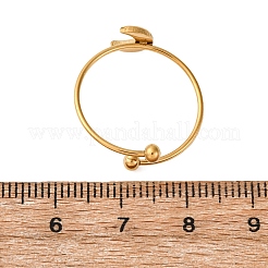 Кольцо-манжета из нержавеющей стали 304 для женщин&nbsp;RJEW-A071-01A-G