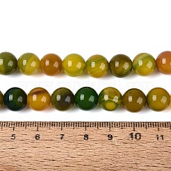 Gefärbt natürliche Achat Perlen Stränge&nbsp;G-Q606-45A-03