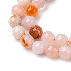 Натуральные вишневые агатовые бусины G-D313-A01-8mm