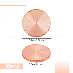 10шт латунные листы AJEW-PH0006-39