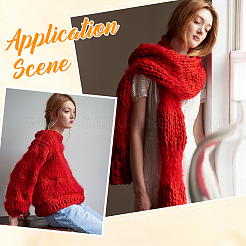 4 рулон мягкой пряжи для вязания крючком&nbsp;OCOR-SP0001-01F