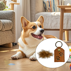 Брелки из искусственной кожи&nbsp;KEYC-WH20005-25E