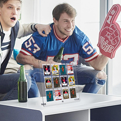 ПВХ настольные спортивные держатели для карточек&nbsp;AJEW-WH0248-918C