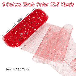 3 цвет блестящие пайетки декоративные сетчатые ленты OCOR-PH0004-60