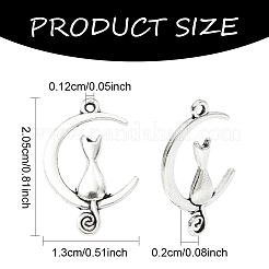 100 шт. Подвески из сплава в тибетском стиле&nbsp;TIBE-YW0001-93