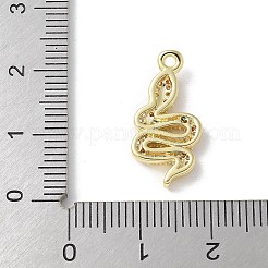 Messing micro pave klare zirkonia anhänger&nbsp;LS-KK-S505-04G-01