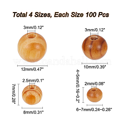 400 шт. 4 стиля WOOD-NB0002-13